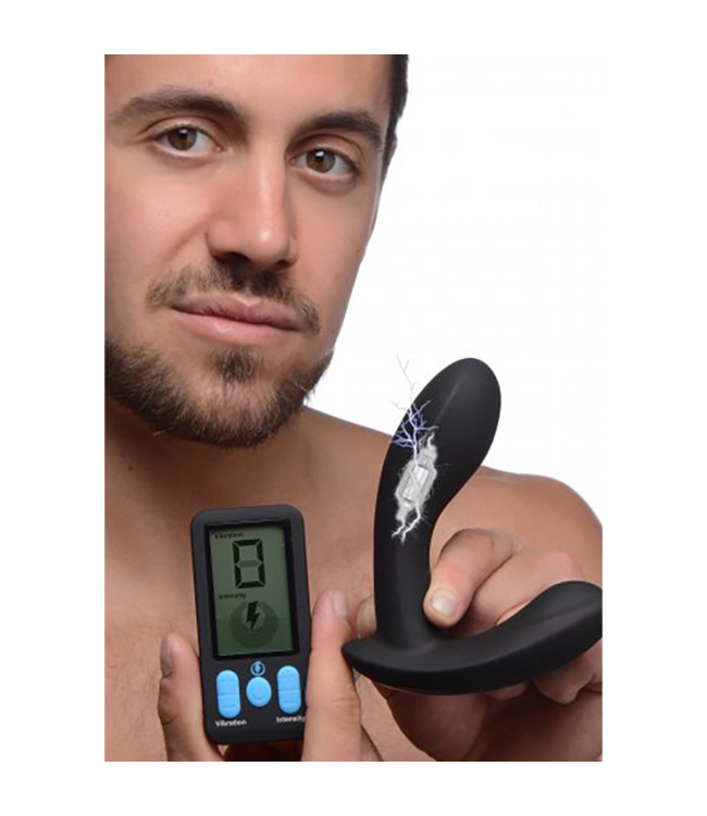 XR Brands E-Stim Pro: Silikon Prostatastimulator mit Fernbedienung & 5 Funktionen