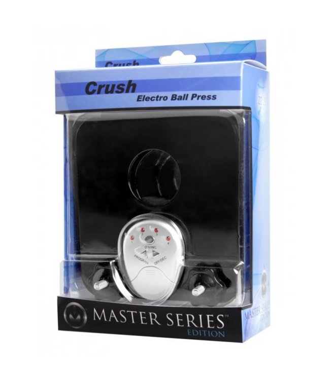 XR Brands Crush Electro Ball Press - Extreme Stimulatie & Intense Controle Beleving