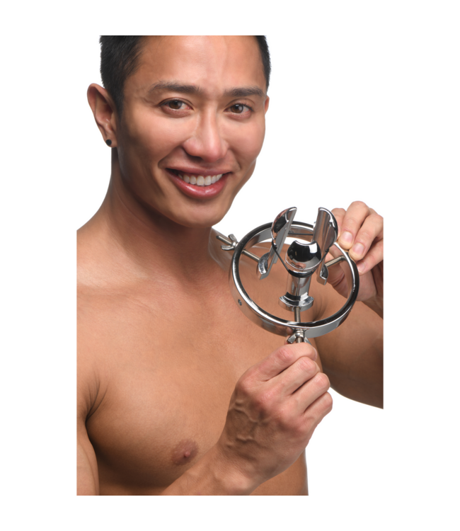 XR Brands Stainless Steel Anal Explorer – Geniet van Diepe en Comfortabele Verkenning