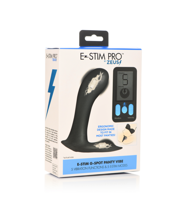 XR Brands E-Stim G-Spot Panty Vibe Schwarz – Intensive Stimulation für Orgasmen