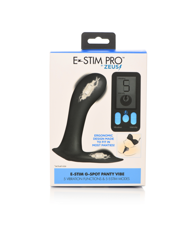 XR Brands E-Stim G-Spot Panty Vibe Schwarz – Intensive Stimulation für Orgasmen