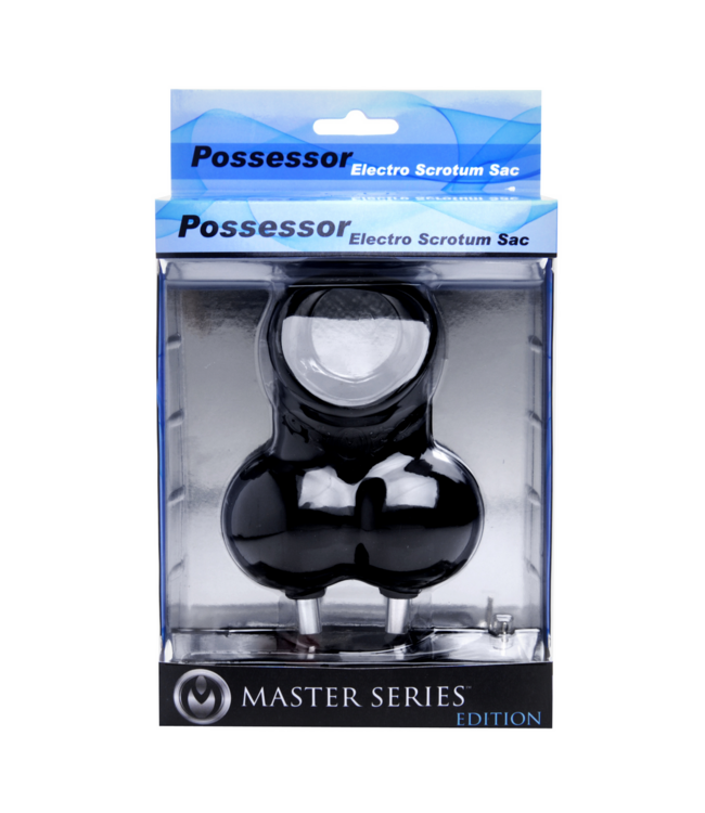 XR Brands Intense Speelsessie met de Possessor Electro Scrotum Sac Cockring