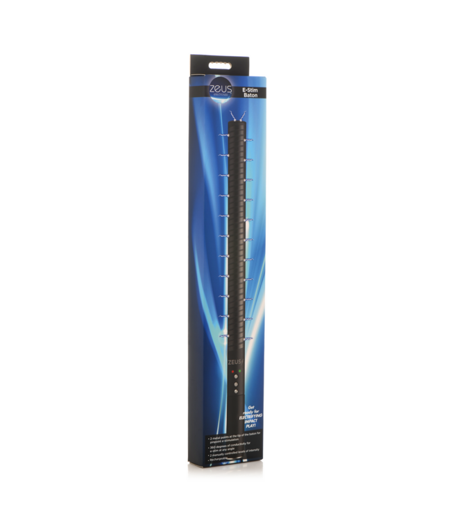 XR Brands E-Stim Baton Zwart - Ontdek Intensieve Elektro-Stimulatie en Sensationeel Plezier