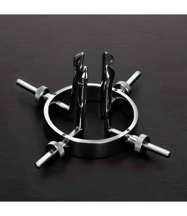 Steel by Shots Edelstahl Ringspekulum für extreme anale Dehnung und Komfort