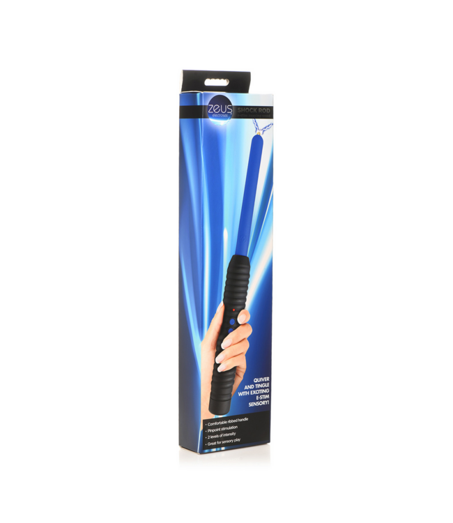 XR Brands E-Stim Zapping Wand Blau – Prickelnde Schocks für intensive Lustspiele