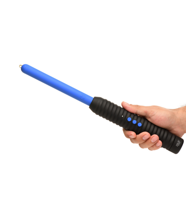 XR Brands Shock Rod E-Stim Zapping Wand Blauw - Intens Prikplezier voor Avontuurlijke Speelers