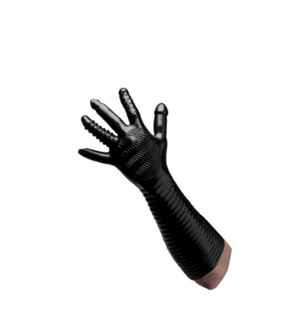 XR Brands Pleasure Fister Luxe Fistinghandschoen - XXL Textuur voor Sensuele Ervaringen