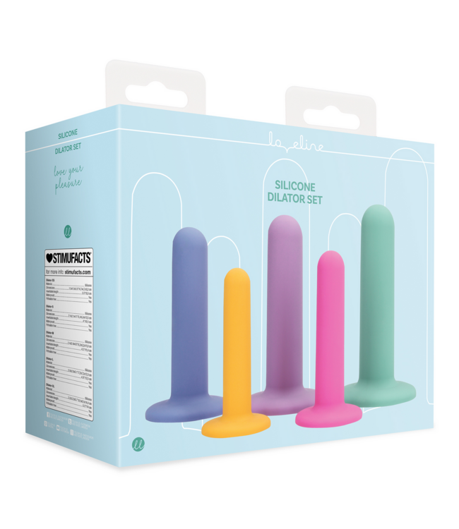 Loveline Silicone Vaginal Dilator Set - 5 Sizes for Comfort & Growth