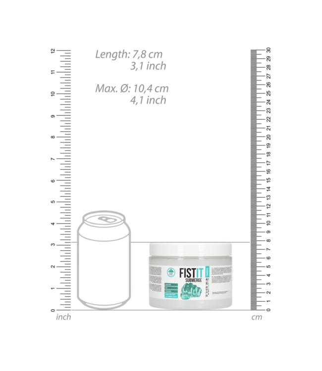 Fist It by Shots Fist-It Submerge Glijmiddel 500Ml – Ultiem Langdurig Comfort onder Douche