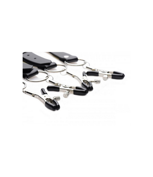 XR Brands Labia Spreader mit Klammern – Intensives BDSM Vergnügen für Rollenspiele