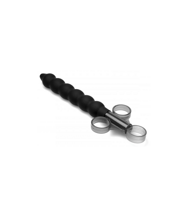 XR Brands Ergonomische Glijmiddel Launcher met 6 Siliconen Bollen voor Intens Genot