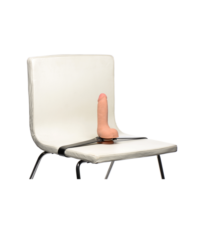 XR Brands Premium Leren Dildo Houder – Stevige Grip voor Vrijheid en Plezier