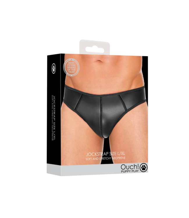 Ouch! Neopren-Jockstrap L/XL | Komfortabler Stil für Puppy Play und Rollenspiel