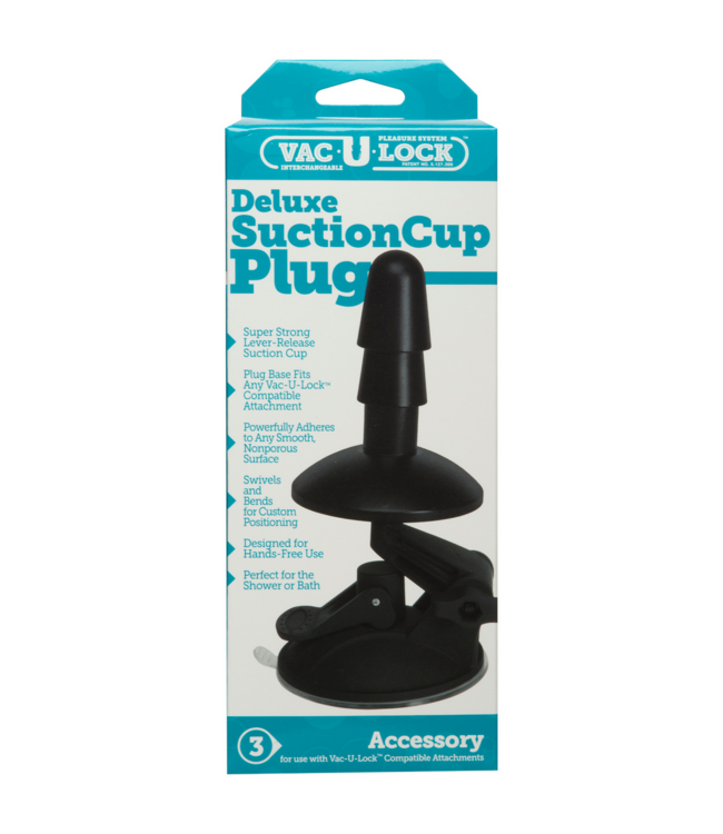 Doc Johnson Premium Zuignap Plug Accessoire Set - 2 Stuks voor Vac U Lock Systemen