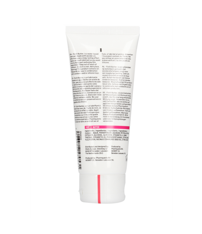 Fist It by Shots Fistit Boybutter 100ml - Duurzaam Waterbasis Glijmiddel met Ricinusolie