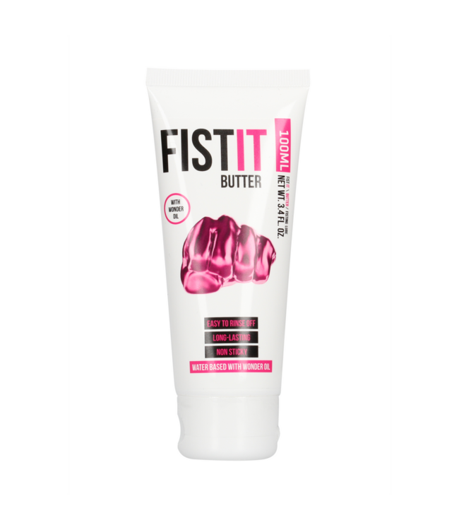 Fist It by Shots Fistit Boybutter 100ml - Duurzaam Waterbasis Glijmiddel met Ricinusolie