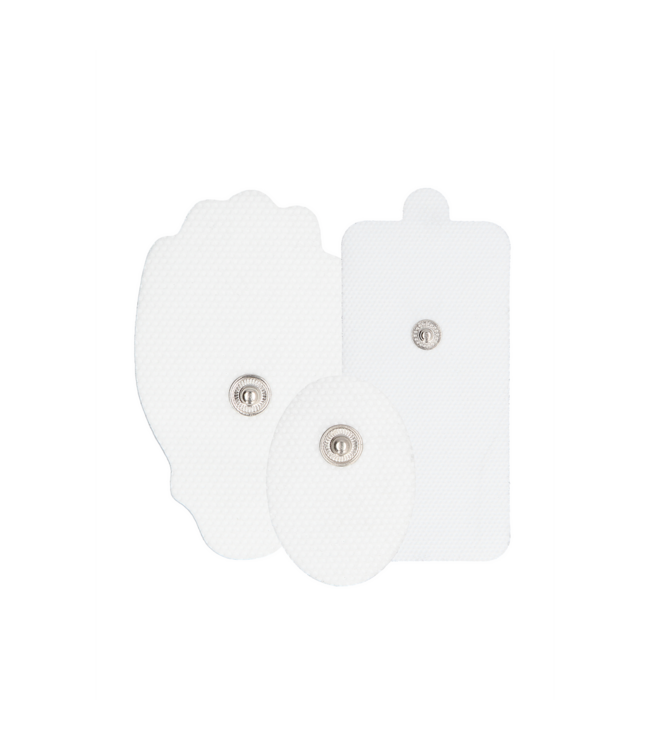 ElectroShock E-Stim Replacement Pads Set - 6 Shapes for Powerful Electro-Stimulation