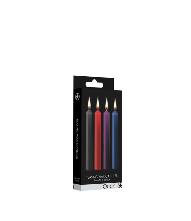 Ouch! Multicoloured BDSM Teasing Wax Candle Set for Sensual Play