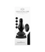 Chrystalino Chrystalino Glazen Buttplug met 10 Vibratiestanden en Zuignap - 5 cm Stimulatie