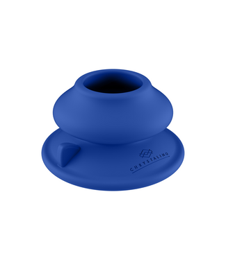 Chrystalino Medisch Siliconen Zuignap Chrystalino 7,4 cm – Sterke Grip voor O-Ring Strap-ons