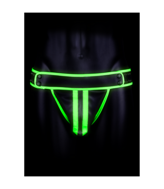 Ouch! Glow-in-the-Dark Striped Jockstrap S/M | Ouch! by Shots