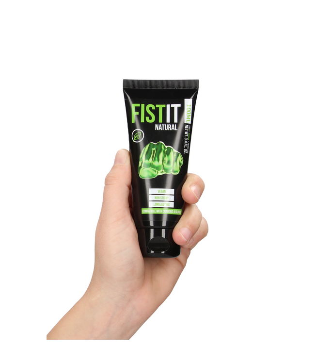 Fist It by Shots Natuurlijk Vegan Waterbasis Glijmiddel 100 Ml - Veilig en Dermastestet