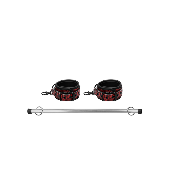 Ouch! OUC! Metal Spreader Bar with Neoprene Cuffs for Ultimate Pleasure