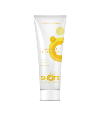 Shots Lubes Natural Banana Lubricant 100 ml - Safe, Comfortable & Latex-Friendly