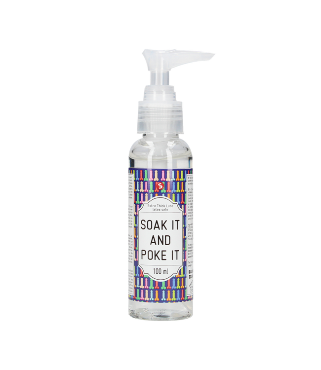 S-Line by Shots Soak It & Poke It - Extra Thick Water-Based Lubricant for Fun