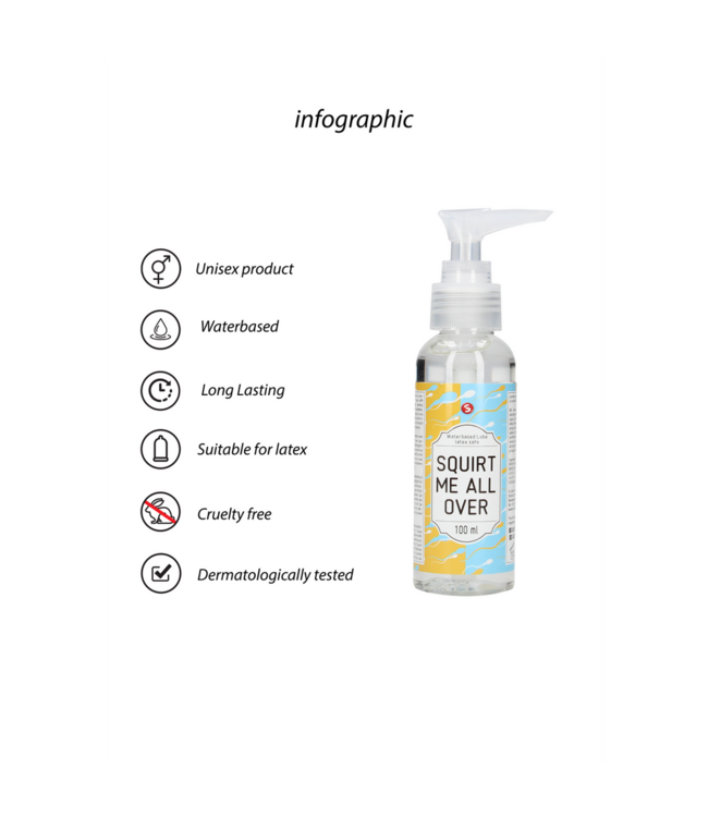 S-Line by Shots S-Line Love It Till It Squirts - Safe Water-Based Lubricant 100ml
