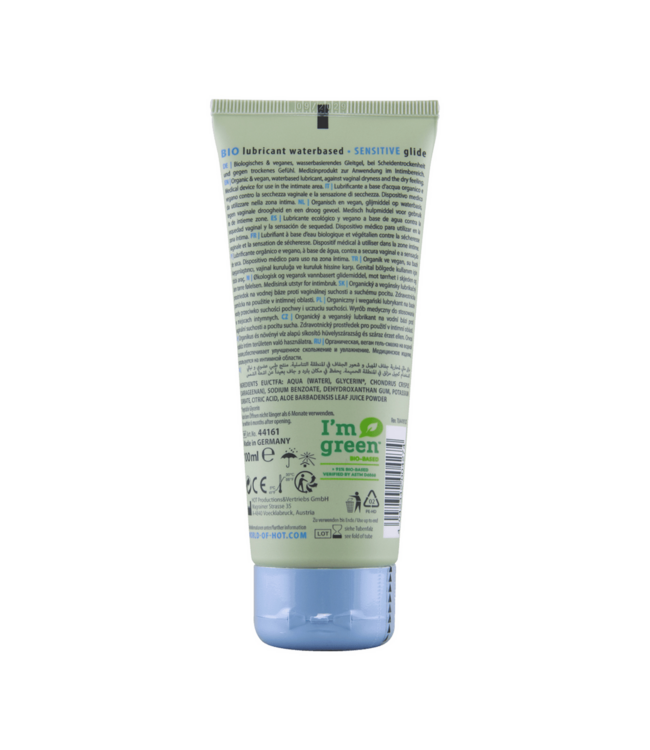 HOT Natural Vegan Water-Based Lubricant with Aloe Vera - 100 ml