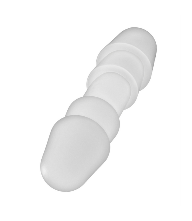 Doc Johnson Vac-U-Lock Frosted Double Plug – Verdubbel je Plezier en Ontdek Nieuwe Texturen