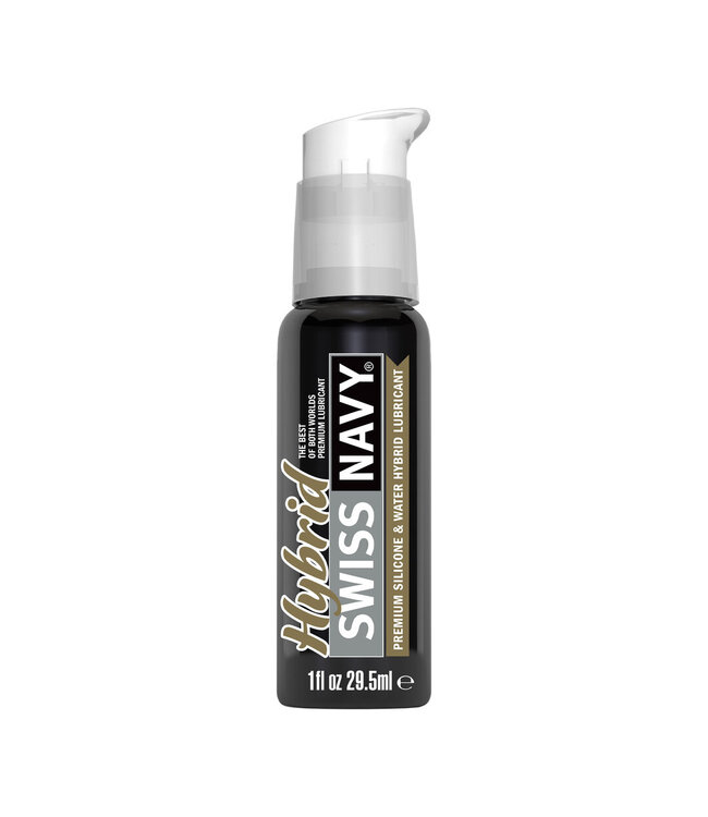 Swiss Navy Swiss Navy Hybrid Gleitmittel 29,5 ml – Silikon & Wasserbasis für langanhaltenden Komfort