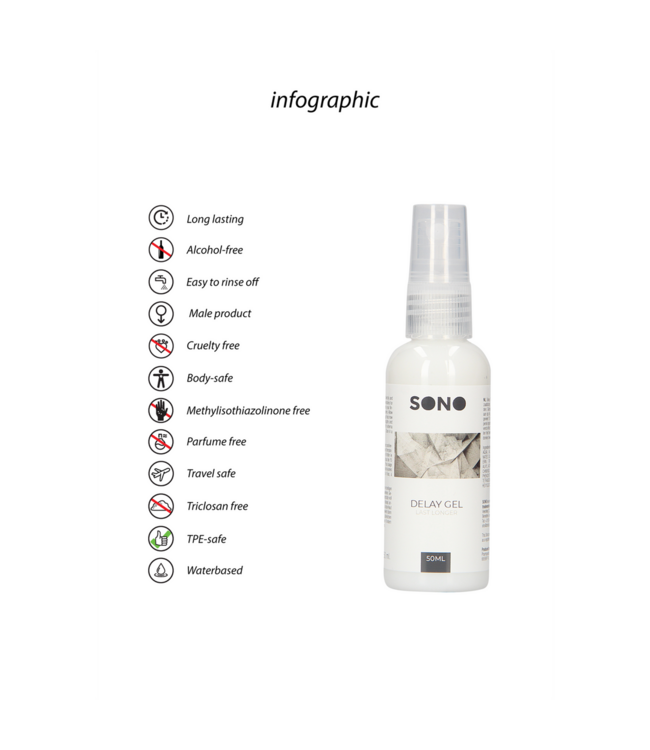 Sono Orgasmusverzögerndes Gel 50 ml – Für langanhaltenden Genuss