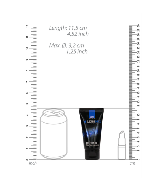ElectroShock E-Stim Electrogel 50Ml – Versterk Je Ervaringen met Optimale Geleidbaarheid