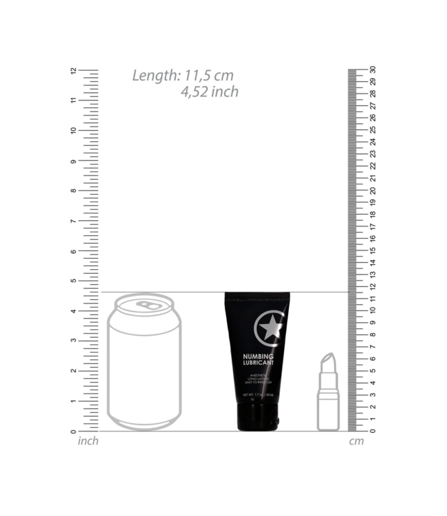 Ouch! Long-Lasting Numbing Lubricant 50ml - Safe, Water-Based Comfort