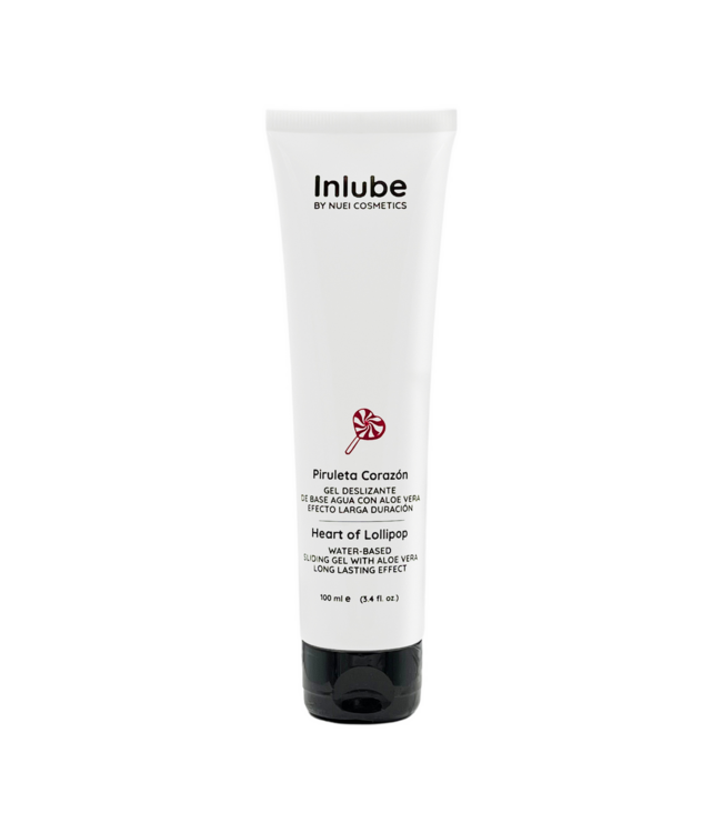 Nuei Natuurlijk Waterbasis Glijmiddel Lollipop 100 Ml met Aloë Vera - Vegan & Veilig
