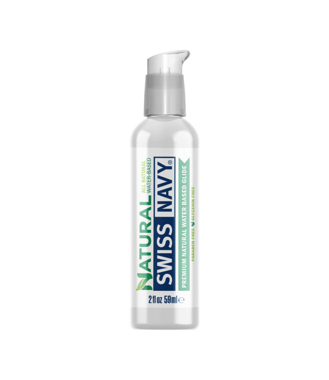 Swiss Navy Swiss Navy Natural Lubricant 59ml – Safe, Silky & Hypoallergenic