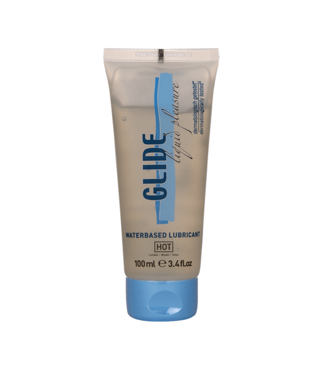 HOT Glide Liquid Pleasure Waterbasis Glijmiddel 100Ml - Veilig & Soepele Smering