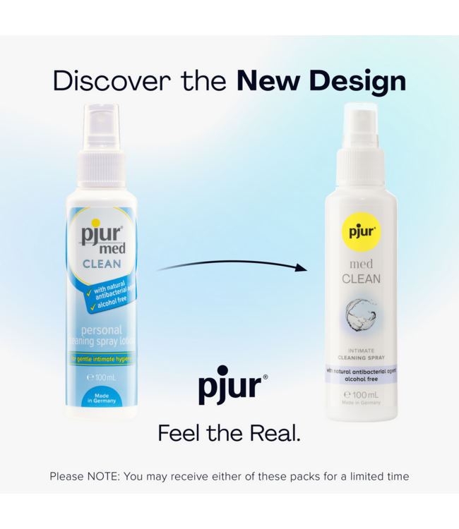 Pjur pjur med CLEAN Intimreinigungsspray 100 ml – Sanft, antibakteriell, hautfreundlich