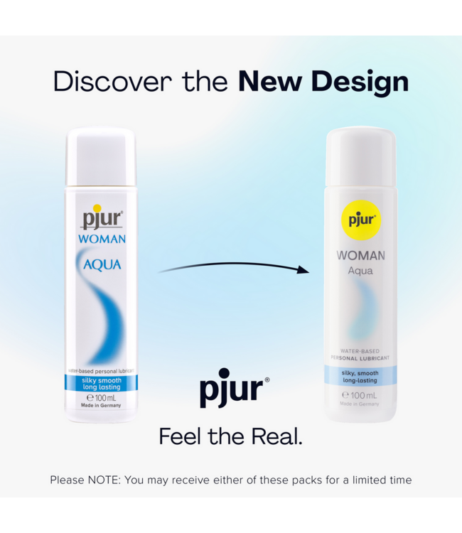 Pjur Woman Aqua Water-Based Lubricant 100ml - Hydrating & Moisturizing Care