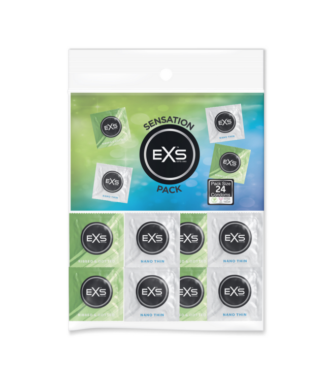 EXS Ultimate Sensatie Set - 24 Hoogwaardige Condooms voor Intens Genot