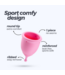 Crushious Minerva XS Menstruatiecup Roze - Milieuvriendelijk & Perfect voor Actieve Vrouwen