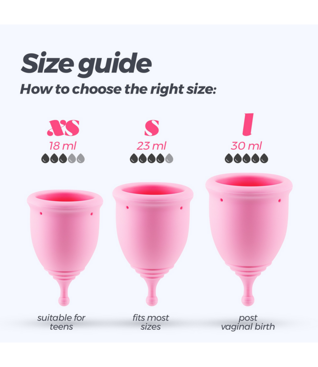 Crushious Minerva XS Menstruatiecup Roze - Milieuvriendelijk & Perfect voor Actieve Vrouwen