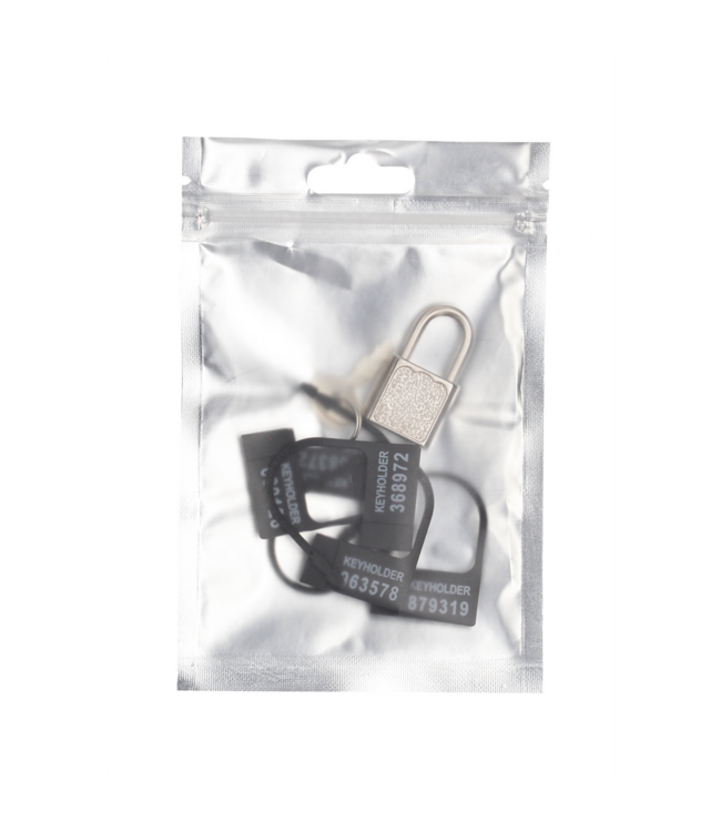ManCage Spare Lock Set for Mancage: 5 Black Locks & Sturdy Padlock