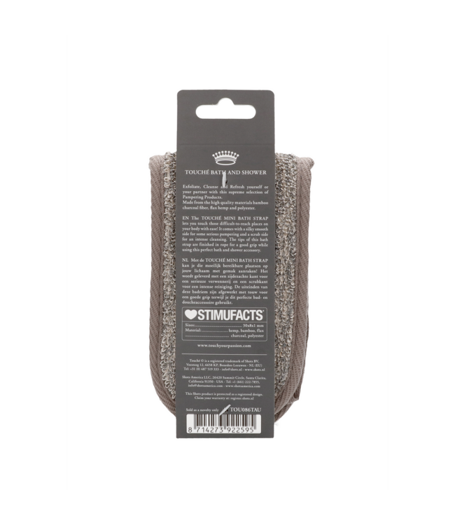 Touché by Shots Touché Mini Back Scrubber - Deep Clean & Gentle Exfoliation