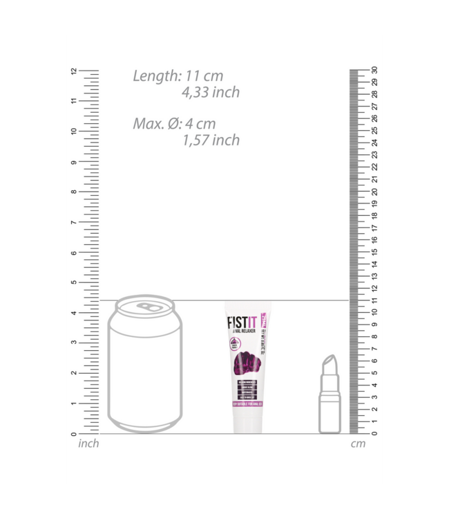 Fist It by Shots Premium Anale Ontspanner 25 Ml – Veilig Waterbasis Glijmiddel voor Comfort en Genot