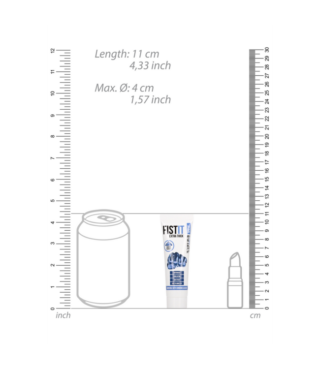 Fist It by Shots Extra Thick Water-Based Lubricant 25ml - Smooth, Safe & Odourless