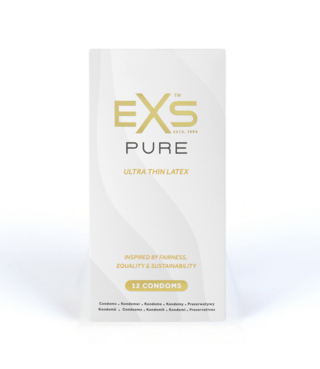 EXS EXS Pure Kondome 12 Stück – Ultradünn, stark, sicher & komfortabel