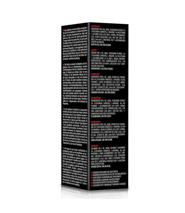 Pharmquests Spanish Fly Red Hot 10 ml – Herbal Vitality Booster with Zinc